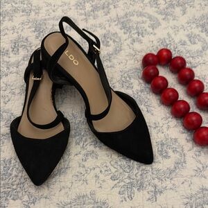 Aldo Black Elegant Heels